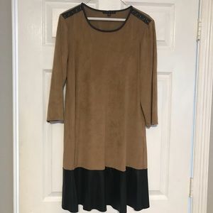 Faux Suede Tiana B Dress 12